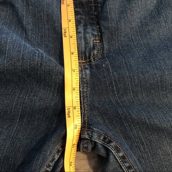 Wrangler Classic Boot Cut Denim Jeans Size 10 33-34” Leg 10” Rise Sexy - Picture 8 of 10
